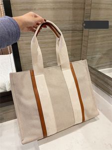 European American Fashion Canvas Shopping Bag Kvinnor Stor kapacitet Handväska 45cm Mor och Baby Storage Väskor