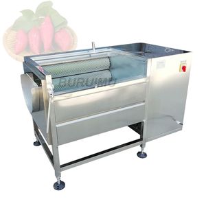 Multifunktion Frukt och grönsaksskalning av peeler Potatis Tvättmaskin Taro Trotters Seafood Root Ginger Cleaning Tillverkare