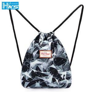2019 Women Backpack Drawstring Female Daily Backpack Geometry Backpacks Folding School Bags For Teenage Girls Waterproof