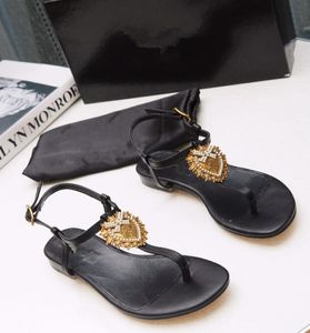 High quality womens slide sandals fashion Summer men flats slippers Indoor Shoes Size EUR 35-43 With Box