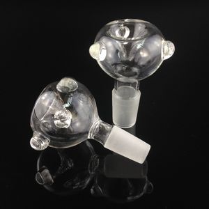 Other Smoking Accessories Manufacturer classics clear glass on bowl 2pcs/lot 14.5 & 18.8mm male joint for female water pipe freedown