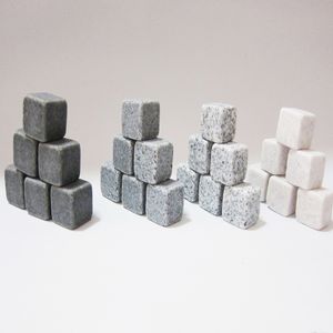 Secchielli per il ghiaccio e refrigeratori 6 COLORI WHISKY STONES SET DI 9 pezzi, BEVANDE CHE RAFFREDDANO IL GHIACCIO SI SCIOGLIE, ROCCE DI BIRRA, REGALO FREDDO!