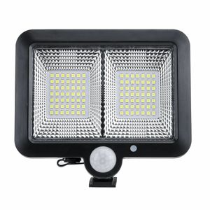 Güneş Enerjisi COB 98/108 / 120LED Duvar Işık PIR Hareket Sensörü Açık Bahçe Lambası - 98LED