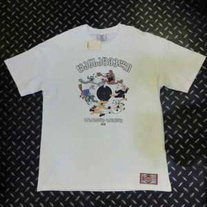 Vetements t Shirt Erkek Kadın Kısa Kollu Büyük Tag Hip Hop Gevşek Nakış Vetementleri Tees Siyah Beyaz T-Shirts Üst Tees 498