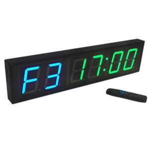 Timer 4 Zoll LED Digital Multifunktional Tabata CrossFit Intervall Countdown -Timer Sport ohne Grenzen