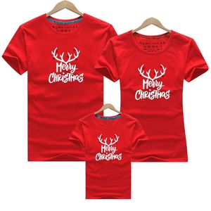 Julmamma och jag matchar kläder tecknade tee kläder barn pappa mommy party älskare toppar familj t-shirt 210417