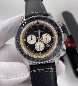 Montre de Luxe Kuvars Hareketi Erkek İzle İki Ton Arama Paslanmaz Çelik Leatcher Kayışı Relojes Lujo Para Hombre Chronograph Saatler