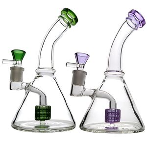 19 Inch Unique Hookahs Beaker Glass Bongs 14mm Female Joint Oil Rig glass bongs Condenser Coil Buil A Bong Dab Rigs Glass Water Pipe