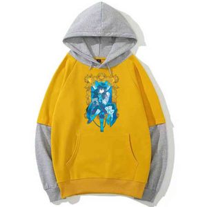 Anime fallstudien av vanitas hoodies hajuku casual streetwear grafiska sweatshirts unisex hoodies y211122