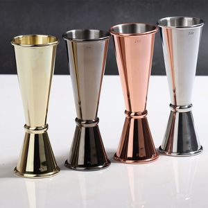 30 / 60ml rostfritt stål Mätkoppar Party Wine Cocktail Shaker Double Tone Jigger Shot Drinks Rectifiering Blandat
