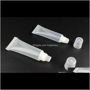 Bottles Packing Office School Business & Industrial Drop Delivery 2021 5Ml 10Ml Clear Plastic Empty Refillable Soft Tubes Balm Lip Lipstick G