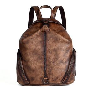 Backpack for Women Genuine Leather Backpack Female Shoulder Bag Women's Travel School Backpacks Lady Bag