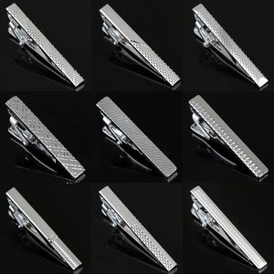 Wholesale bars tone resale online - Tie Clips for Groom Simple Style Stripe Metal Tone Bar Clasp Practical Necktie Accessories Clasp Pin Mens Gift