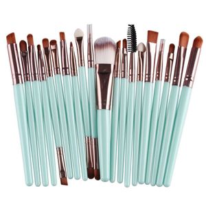 Fast ship 20Pcs Soft Makeup Brushes Professional Cosmetic Make Up Brush Tool Kit Set 1set