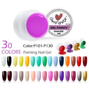 Wholesale tips for painting resale online - Nail Gel Colors Art Painting Polish Draw Acrylic Color UV LED Varnish DIY Makeups Tips TO