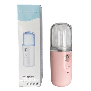 Nano Mist Sprayer 30ml Facial Body Mist Sprayer Portable Spray Fuktgivande Hudvård Ansiktsluftfuktare Party Favorit