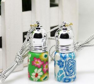 500pcs/lot 3ML Empty Perfume Refillable Bottles Glass Essential Oil Roll On Roller Ball Polymer Clay Bottle