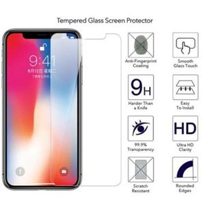 2021New 9H 2,5D Härdad glasskärmsskyddsfilm för iPhone 12 mini 11 Prox XS max XR 8 7 6 Plus Samsung A51 A71 A72 A52 0,33 mm