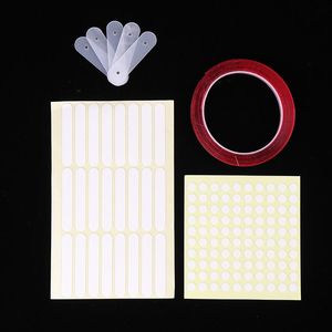 Nail Gel Display Show Stand Holder Rectangle Clean Protective Film Tools Double Sided Adhesive Crystal Tape Acrylic Magnet
