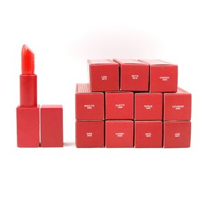 Rossetto rosso Sfumature Colore opaco Idratante Nutriente Trucco labbra naturale a lunga durata