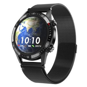 Luxo Rodada Smart Watch Cardio para Homens Mulheres Com Velocidade da Pressão Sanguínea Medição Fitness Bracelete Esportes À Prova D 'Água WristWatch Fit Ios Android Smartphone