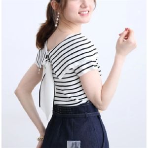 Sweet Chic Drawstring Bow Pullovers Sommar Mode Alla Match Kvinnor Toppar Japan Stil Slim Fit Elastic Sweaters 210519
