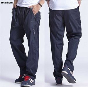 Sportswear masculino Sweatpants ao ar livre rapidamente seco respirável casual trabalhando calças de exercício fora dos corredores calças para homens L-3XL SH190825