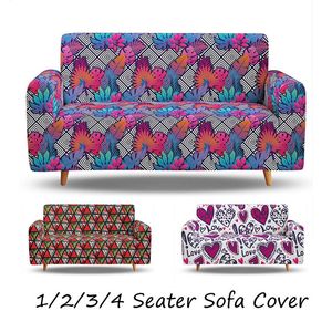 Stol täcker röda färgglada antislipssoffa täcker all säsong universal all inclusive soffa säte dammtät slipcovers