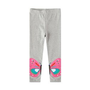 Kızlar Tayt Pantolon Sonbahar Kış Pantolon Çocuk Giyim Kelebek Toddler Bebek Sıska Kalem Karikatür 210528