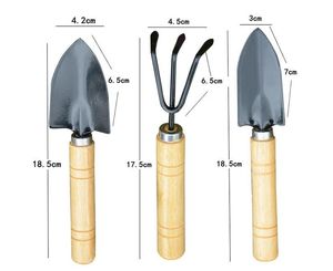 3 шт. / Комплект Творческие садовые инструменты из трех частей мини-сад маленькие лопаты для бортовых лопастей лопата в горшечные растение цветы