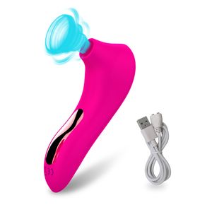 Potężny Clits Sucker Wibrator Clitoris Stymulator Spokojny Projekt G-Spot Wibratory Vaginal Masażer Dildo Kobiet Dorosłych Sex Zabawki