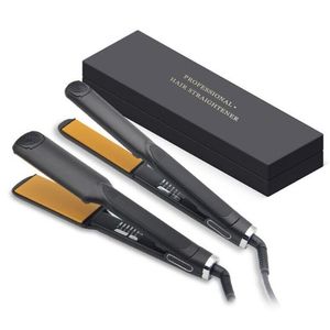 Straightener Mini Portable Splint Automatisk 2 i 1 Frisör Splinter Perm Vitvaror Tre typer Rätare