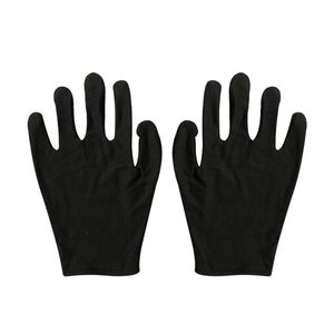 Tek kullanımlık eldivenler 1 pair güneş koruma sürücü erkekler kadınlar esnek ince eldiven moda düz renkli pamuk yaz güneş kremi siyah beyaz