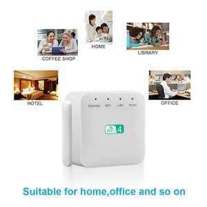 DHL Ship 300Mbps WiFi Finders Router Repeater 2.4GHz Range Extender Wireless Repeaters Amplifier Signal Booster 3 Antenn Långa intervall