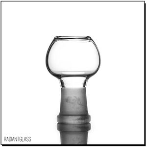 Hookahs Clear Glass 14.5mm 18.8mm Wapter Pipe Dome GLSS Bong Male Jiont Pris Tillverkare