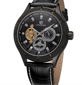 Top-Verkauf Forsining Mode Herrenuhren Herren mechanische Autoamtic Uhr Armbanduhr For08