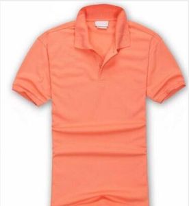 Marka Erkek Moda Polo Gömlek Büyük Küçük At Timsah Nakış Kısa Kollu Katı Polon Gömlek Erkekler Homme Ince Giyim Camisas Rahat Top Tee W6