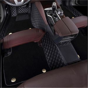 Specialized in the production cadillac srx cts escalade ats mat high quality car up and down two layers of leather blanket material tasteless non-toxic