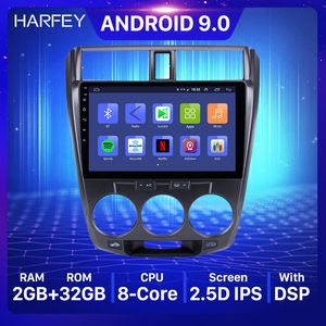 Автомобильный DVD Мультимедийный плеер на 2006-2013 гг. Honda City Android 10.0 API 29 Радио с GPS USB WiFi OBD2 SWC Stereo