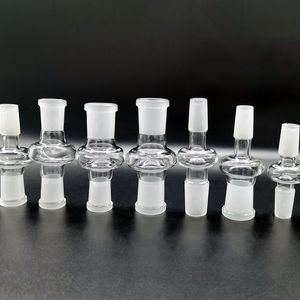 Glasadapter für Shisha Ash Catcher Bongs Dab Oil Rigs 14,4 mm 18,8 mm männlich zu weiblich Gelenkgröße verfügbar Konverter Hochwertige Rauchwerkzeuge Großhandel