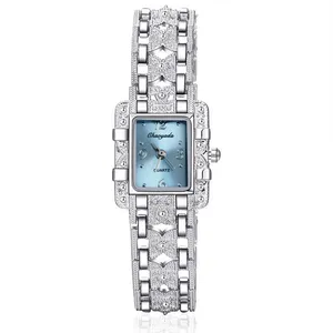 Женские часы Кварцевые часы 18 мм Модные повседневные наручные часы Женские наручные часы Атмосферный бизнес Montre De Luxe Gift Color3