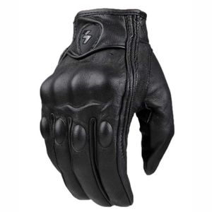 New 1 Pair Motorcycle Gloves Outdoor Sports Full Finger Knight Riding Motorbike Moto Glove Motocross Leather bike Summer H1022