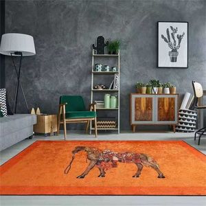 Retro Horses Carpets Doormats Rugs For Home Gamer Bathroom Entrance Door Mat Living Room Kitchen Floor Stair Bedroom Hallway 211204