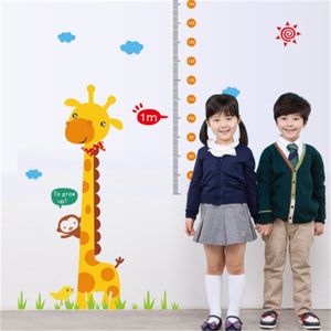 Новый товарный жираф высота детской комнаты бытовые наклейки украшения на стену на стене 210420