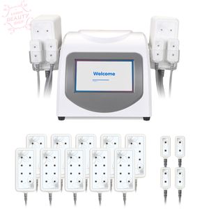 Professional 5mw Led Laser LLLT Lipolysis Fat Burning Slimming Beauty Machine 14 Pads