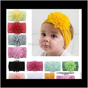 Jewelry Drop Delivery Styles Baby Girls Headbands Cute Chiffon Flowers Hairband Children Head Wrap Kids Toddler Born Infant Hair Acce