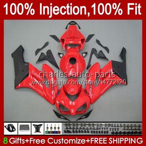 Carene OEM per HONDA CBR 1000 CBR1000 RR CC 04-05 Corpo 52No.126 CBR 1000RR 1000CC CBR1000RR 04 05 Carrozzeria CBR-1000 2004 2005 Kit carenatura per stampi ad iniezione Rosso lucido