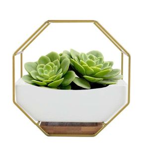 Other Garden Supplies Nordic Geometric Planter Flower Pot Succulent Plant Container Display Holder Ornaments Home Office Decor