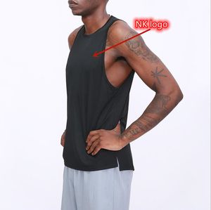 Summer new T -shirts quick-drying men's sports Tank Tops outdoor running short sleeve basketball training hurdle round neck sleeveless fitness vest tees