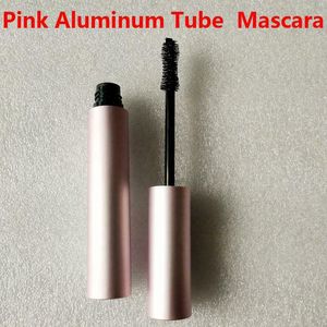Tubo de rímel preto rosa alumínio 8ml de longa duração Cruling Alongamento grosso